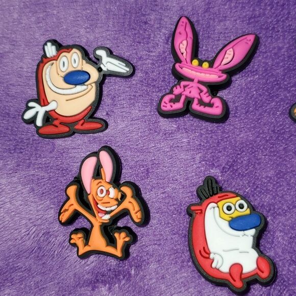 7 Nickelodeon Ren Stimpy Real Monsters Bojack Horseman Crocs Jibbitz Shoe Charms - Picture 2 of 3